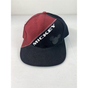 Vtg New Mickey Mouse Cartoon Walt Disney World Snapback hat cap 90s Rare